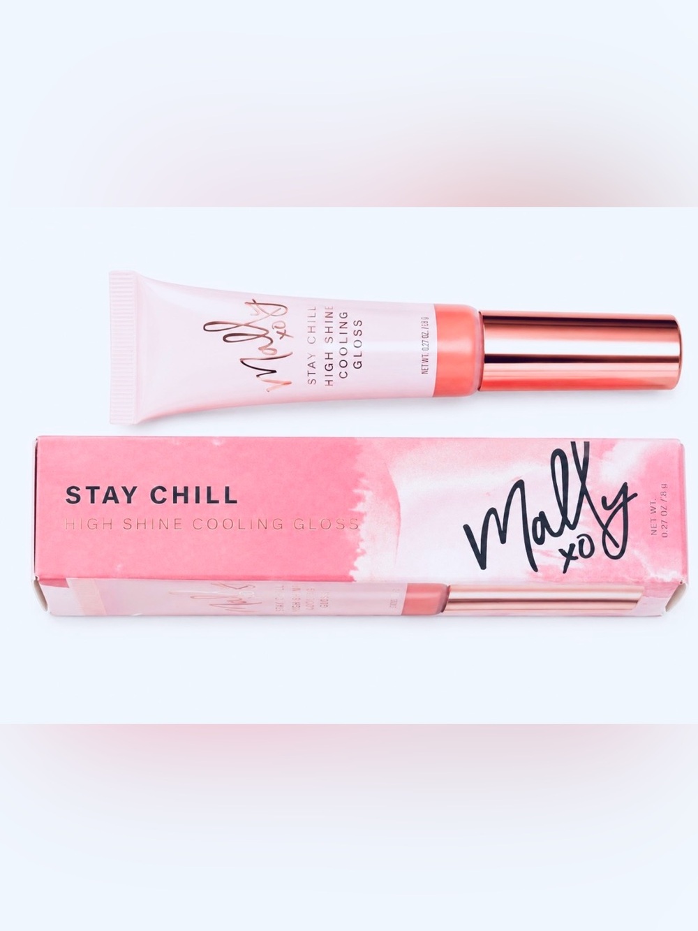 Mally Stay Chill High Shine Cooling Gloss-Minty Mauve